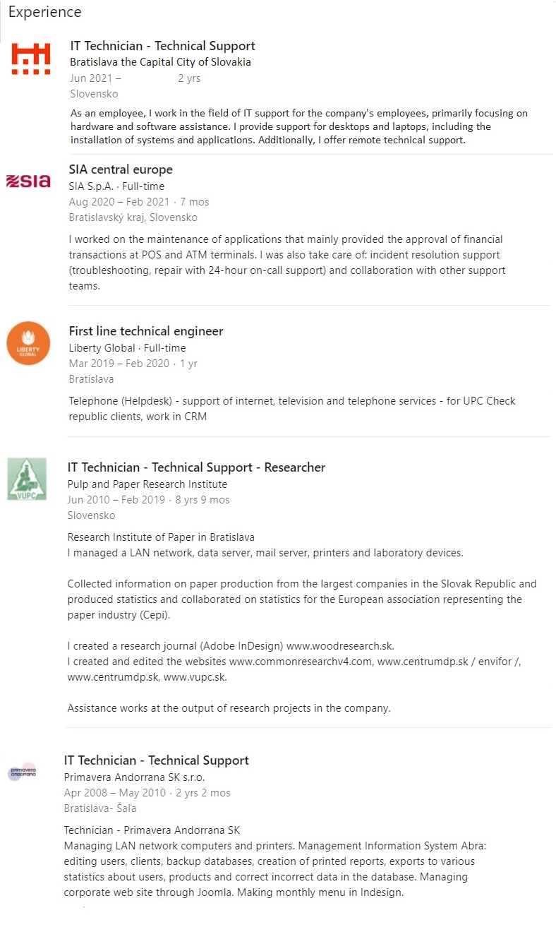 LinkedIn Peter Medo